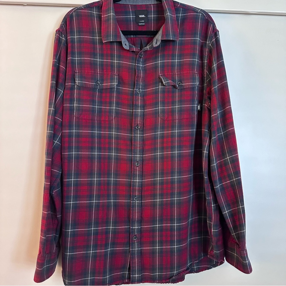 Vans‎ Plaid Button Down